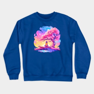 Solitude is bliss colorful Crewneck Sweatshirt